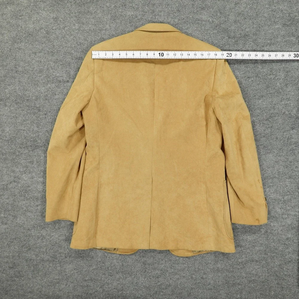 Vintage Westchester Blazer Mens 40 Tan Suede 2 Button Sport Coat Union Made‎